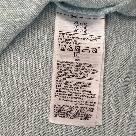 Girl Junior Size XL Old Navy Tie Hem Sweater - Picture 6 of 6